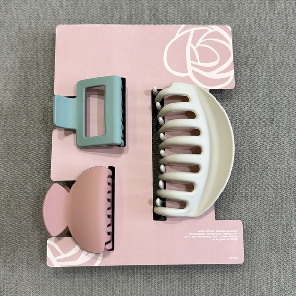 NWT Summer & Rose Atacama Claw Clip Trio - Picture 3 of 3